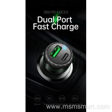 Custom  Dual Port Fast Charger in car